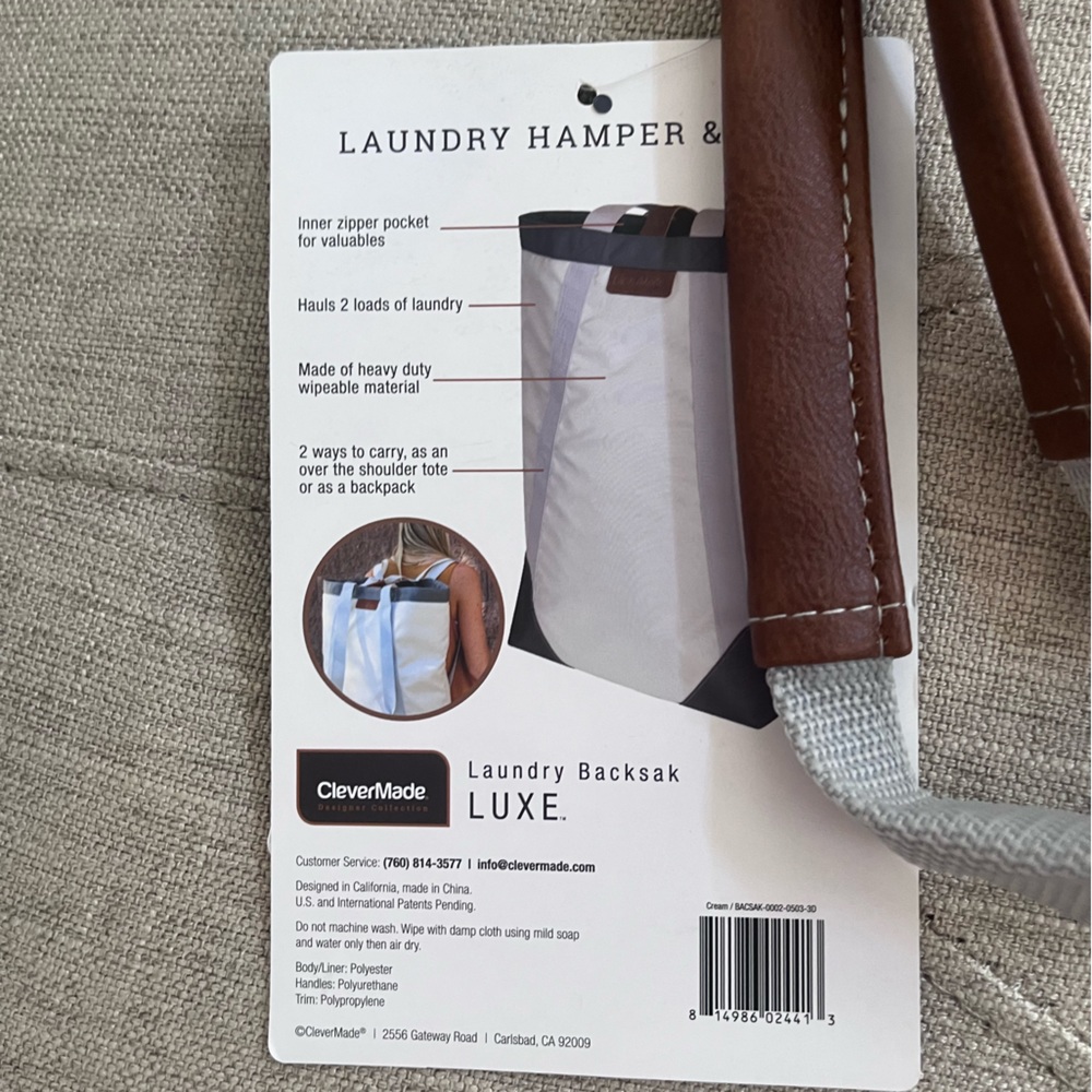 laundry hamper bag with pockets